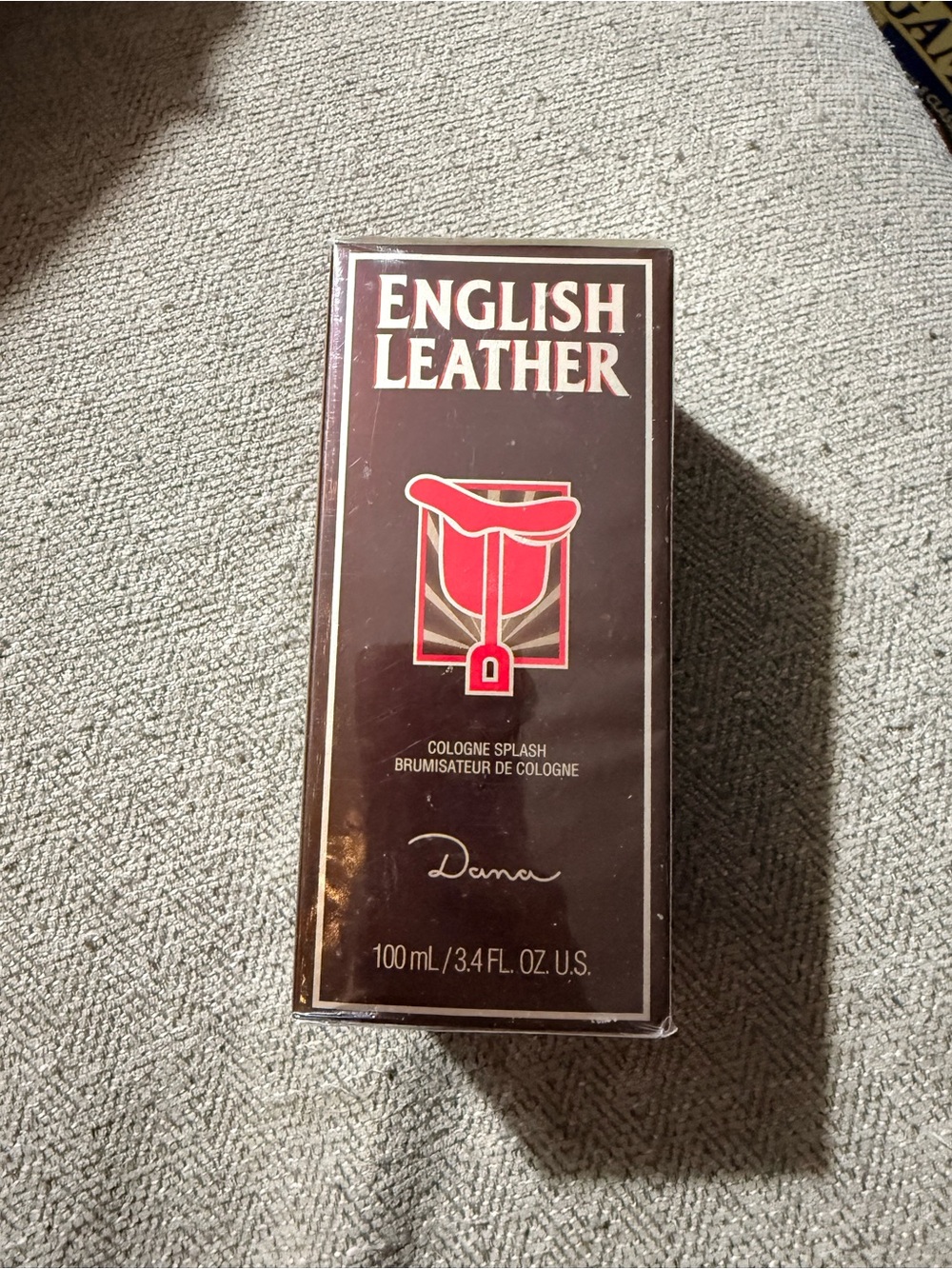 English Leather Cologne Splash - Brown & Red Box